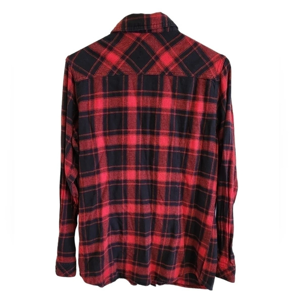 Ci Sono Women's Button Up Plaid Shirt (Size M) - Picture 2 of 4